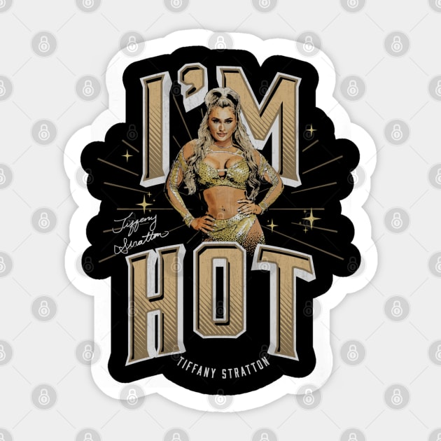 Tiffany Stratton I'm Hot Sticker by MunMun_Design